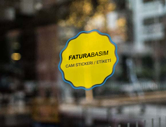 Cam Stickerı / Etiketi