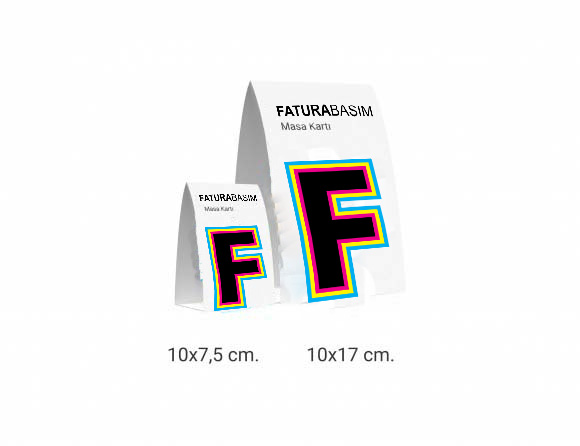 Masa Kartı / Tent Card