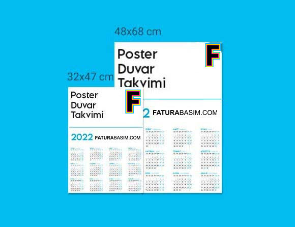 Poster Duvar Takvimi