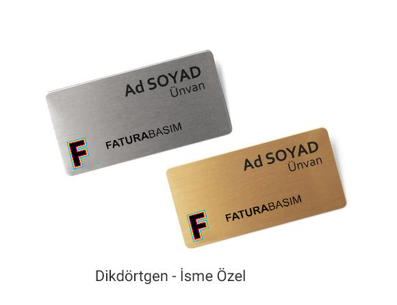 Metal Yaka Kartı