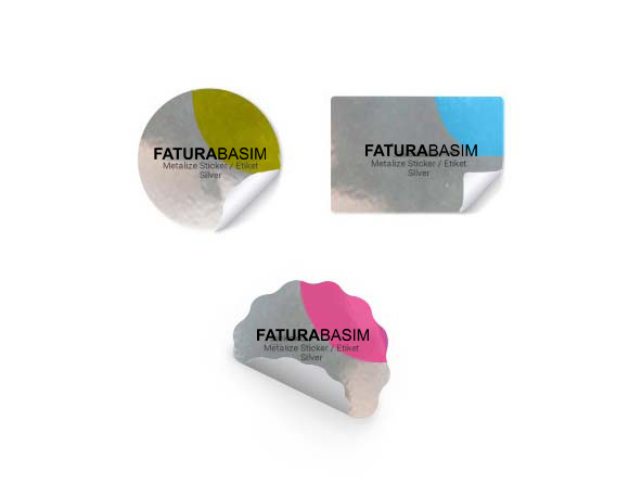 Metalize Sticker / Etiket
