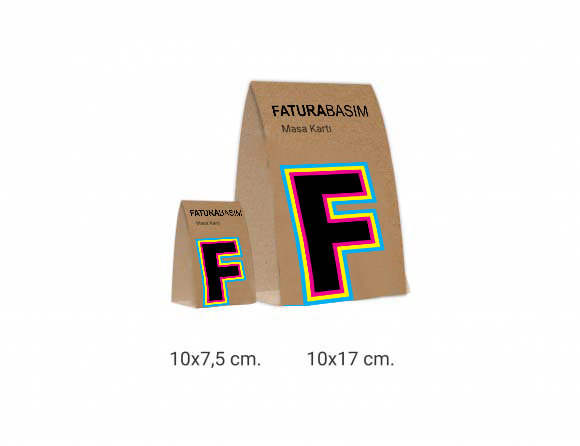 Masa Kartı / Tent Card