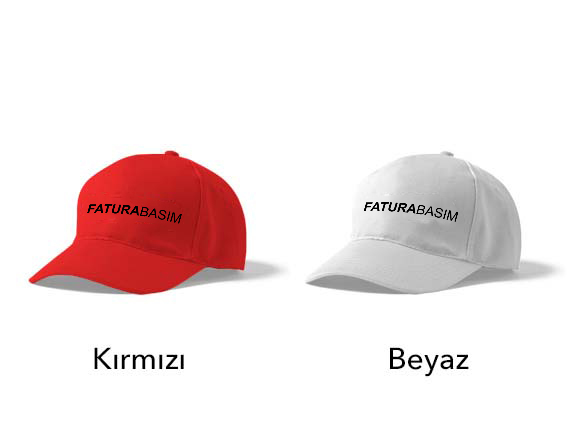 Şapka Baskı - Gabardin